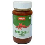 Priya Red Chilli Pickle Without Garlic 300 g