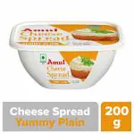 Amul Yummy Plain Cheese Spread 200 g (Container)