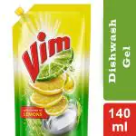 Vim Lemon Concentrated Dishwash Gel 140 ml