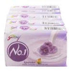 Godrej No.1 Lavender Milk Cream Soap 100 g (Buy 4 Get 1 Free)