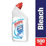 Harpic White & Shine Bleach Disinfectant Toilet Cleaner 500 ml