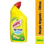 Harpic Organic Active Fresh Citrus Disinfectant Toilet Cleaner 500 ml
