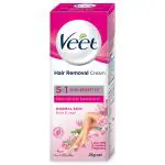 Veet Silk & Fresh Lotus Milk & Jasmine Hair Removal Cream for Normal Skin 25 g