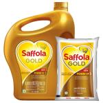 Saffola Gold Healthy Lifestyle Rice Bran Based Blended Oil 5 L + 1 ...