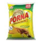 Porna Refined Rice Bran Oil 1 L