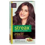 Streax Cream Hair Colour, 3.16 Burgundy 50 ml+50 g+5 g