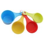 All Time Multicolour Plastic Measuring Cups (4 pcs)