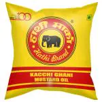 Hathi Kacchi Ghani Mustard Oil 500 ml (Pouch)
