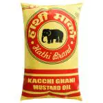 Hathi Kacchi Ghani Mustard Oil 1 L (Pouch)