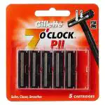 Gillette 7 O'Clock PII Cartridges 5 pcs