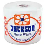 Jackson 2 Ply Snow White Soft Toilet Tissue Roll 10x5500 cm