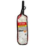 Le Gear White Car Duster with Black Plastic Handle