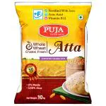 Puja Chakki Fresh Whole Wheat Atta 10 kg