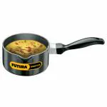 Hawkins Futura 1 Litre Saucepan, Non Stick Sauce Pan, Small Sauce Pan, Black (NS10)