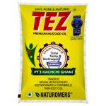 Tez Pure and Natural PT3 Kachchi Ghani Mustard Oil 1 L