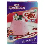 Blue Bird Strawberry Instant China Grass Milk Jelly 100 g