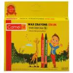 Camel Extra Long Wax Crayons (16 Shades)