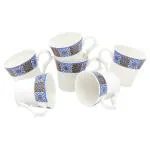 Bharat M Series Assorted Colour Ceramic Coffee Mug 180 ml (Set of 6)