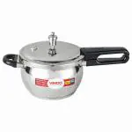 Vinod Induction Friendly Stainless Steel Sandwich Bottom Pressure Cooker with Lid 3.5 L