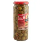 Figaro Stuffed Green Olives with Pimiento Paste 450 g (Jar)