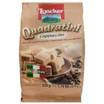 Loacker Quadratini Cappuccino Bitesize Wafer Cookies 220 g