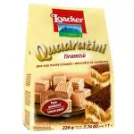 Loacker Quadratini Italian Tiramisu Wafer Cookies 220 g