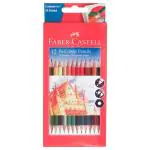 Faber Castell Bi-Colour Pencils (Set of 12) (Design/colour may vary)