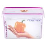 Princeware Click N Seal Transparent Rectangular Plastic Container 2.4 L
