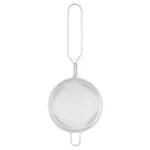 SJE Om Prabhat Round Stainless Steel Juice Strainer with Wire Handle (No. 2)