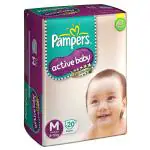 Pampers Active Baby Pants (M) 20 count (6 - 11 kg)