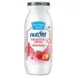 Mother Dairy Nutrifit Probiotic Strawberry Drink 80 ml