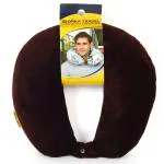 Orka Travel Brown Micro Bead Neck Pillow 35x35 cm