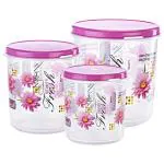 Joyo Store Well Assorted Colour Plastic Container 5+7+10 L (Set of 3)