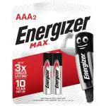 Energizer Max AAA Alkaline Batteries 1.5 V (Pack of 2)