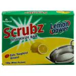 My Home Scrubz Lemon Power Dishwash Bar 100 g