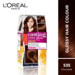 L'Oreal Paris Casting Creme Gloss Ammonia Free Hair Colour, Chocolate (535) 87.5 g +72 ml