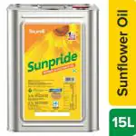 Tirupati Sunpride Refined Sunflower Oil 15 L (Tin)