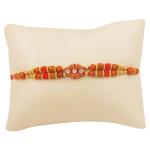 Dhruv Pearl With Charm Heavy Design Rakhi