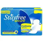 Stayfree Secure Cottony Soft Sanitary Napkin with Wings (Regular) 18 pads