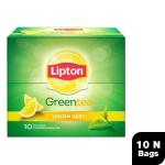 Lipton Lemon Zest Green Tea Bags 10 pcs