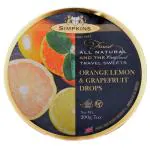 Simpkins Orange Lemon and Grape Fruit Drops 200 g