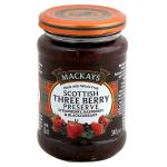 Mackays Scottish Three Berry Preserve 340 g