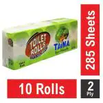 Taina 2 Ply Toilet Roll 285 sheets (Pack of 10)