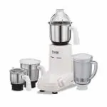 Preethi Eco Plus 750-Watt Mixer Grinder with Super Extractor Jar, Stainless Steel Jar & Blade (White)