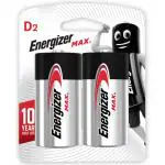 Energizer Max D Alkaline Batteries (Set of 2)