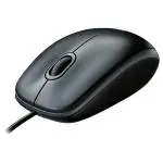 Logitech M100 Wired Optical Mouse with 1000 DPI Sensor, Black