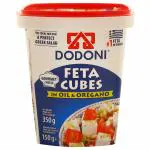 Dodoni Feta Cubes in Oil Oregano Cheese 150 g