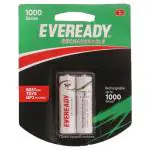 Eveready Rechargeable 1000 NIMH AA Battery (Pack of 2)