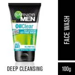 Garnier Men Oil Clear Deep Cleansing Clay D-Tox Icy Face Wash 100 g