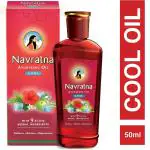 Navratna Ayurvedic Cool Hair Oil with 9 Active Herbal Ingredients 50 ml